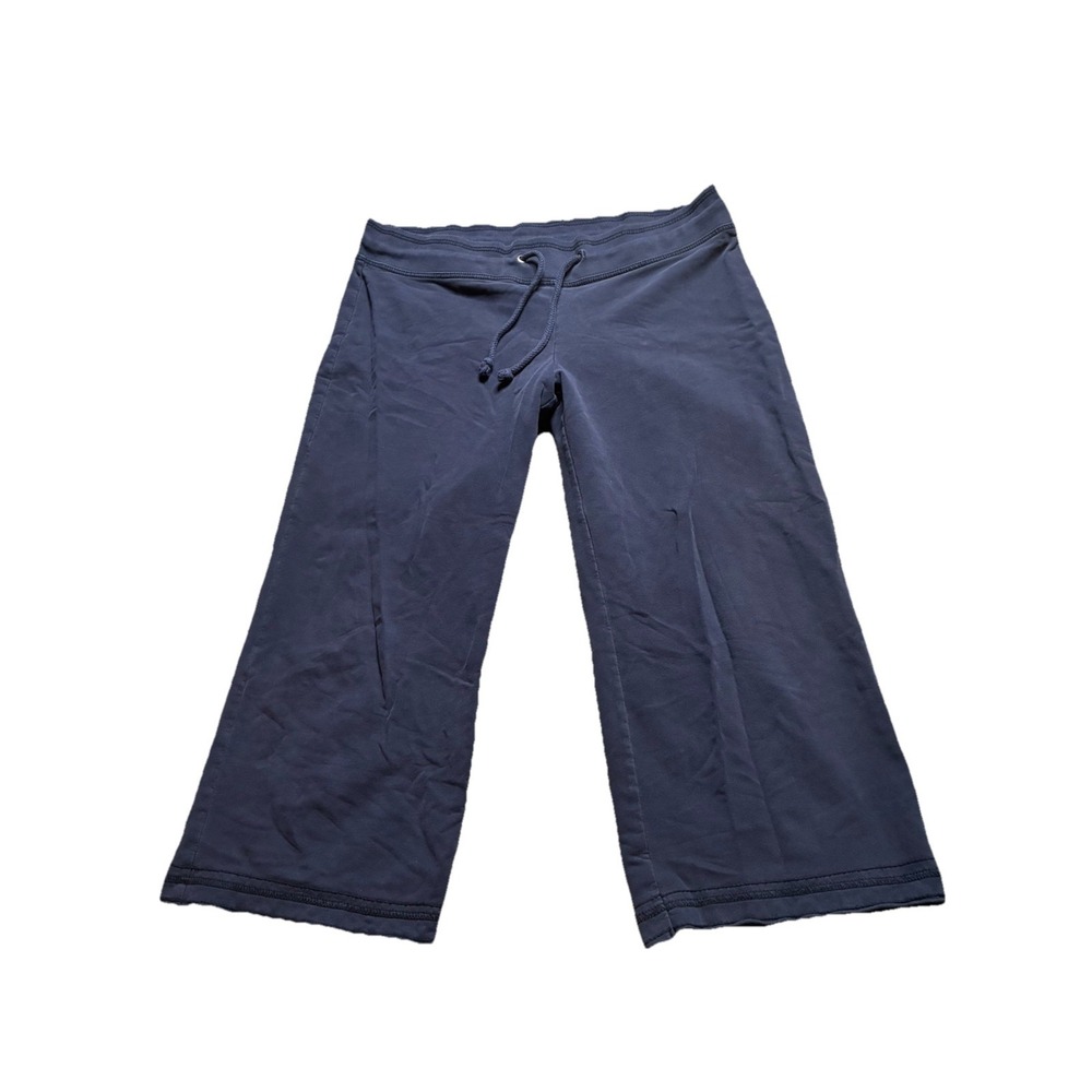 Polo Jeans Company Sweatpants Women's‎ L Wide Leg Drawstring Pockets Lounge Blue